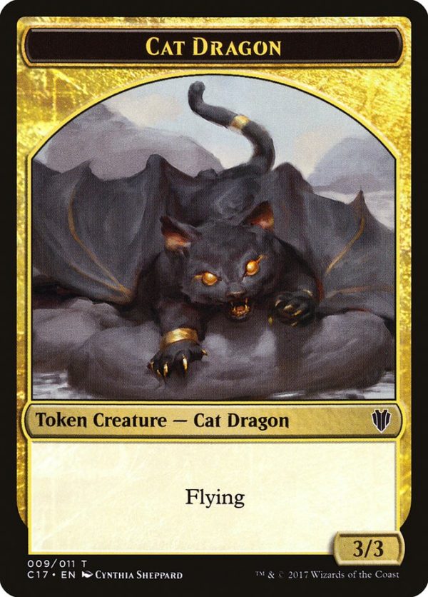 Cat Dragon    Dragon (007) Double-sided Token [Commander 2017 Tokens] Online Hot Sale