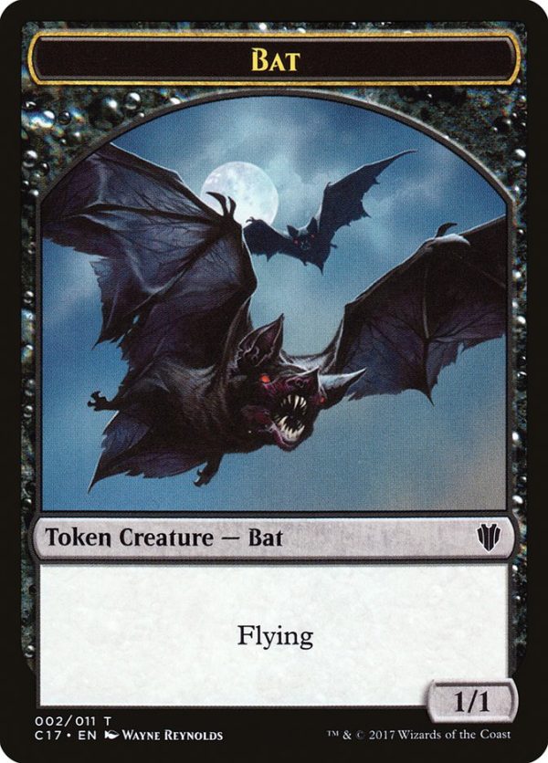 Bat    Vampire Double-sided Token [Commander 2017 Tokens] Cheap