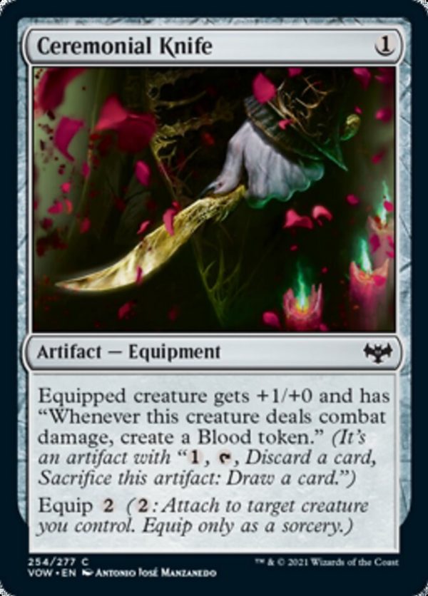 Ceremonial Knife [Innistrad: Crimson Vow] Discount