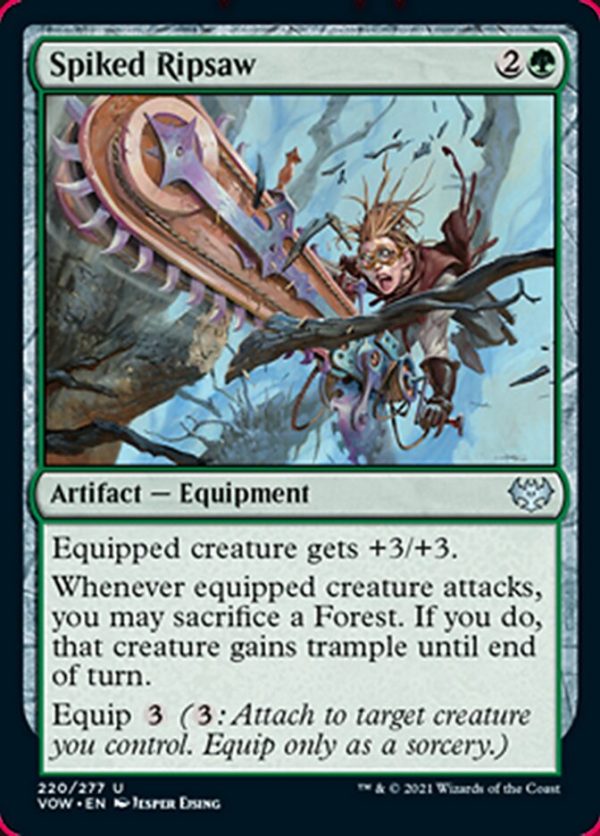 Spiked Ripsaw [Innistrad: Crimson Vow] Hot on Sale