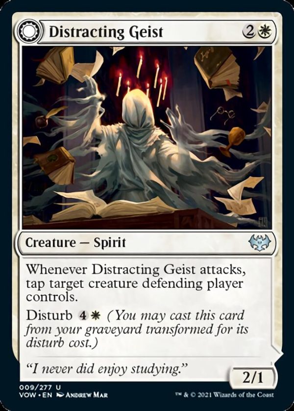 Distracting Geist    Clever Distraction [Innistrad: Crimson Vow] Online now