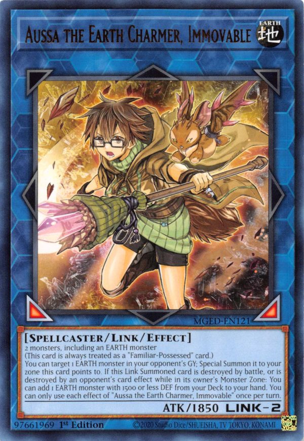 Aussa the Earth Charmer, Immovable [MGED-EN121] Rare For Cheap