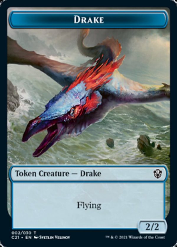 Drake    Elemental (002) Token [Commander 2021 Tokens] Cheap