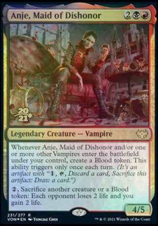 Anje, Maid of Dishonor [Innistrad: Crimson Vow Prerelease Promos] Online