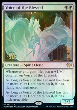 Voice of the Blessed [Innistrad: Crimson Vow Prerelease Promos] Hot on Sale