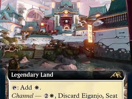 Eiganjo, Seat of the Empire (Extended Art) [Kamigawa: Neon Dynasty] Sale