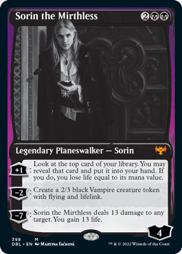 Sorin the Mirthless [Innistrad: Double Feature] on Sale