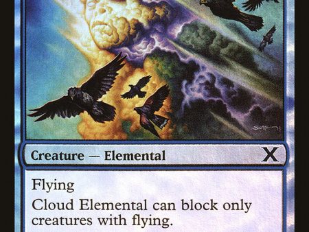 Cloud Elemental (Premium Foil) [Tenth Edition] Fashion