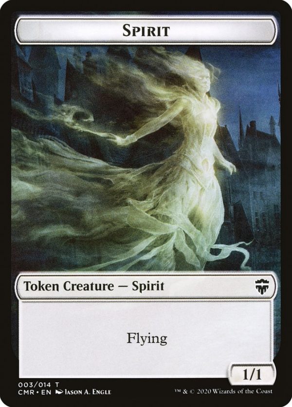 Angel    Spirit Token [Commander Legends Tokens] Discount