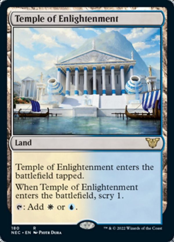 Temple of Enlightenment [Kamigawa: Neon Dynasty Commander] For Sale