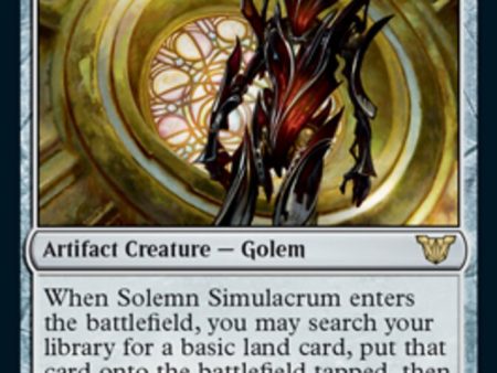 Solemn Simulacrum [Kamigawa: Neon Dynasty Commander] Online Hot Sale