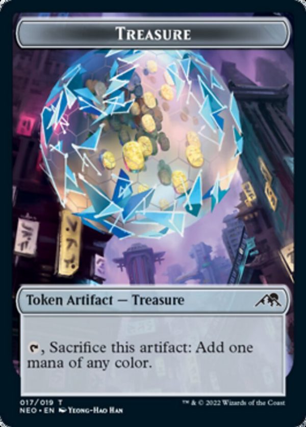 Treasure Token [Kamigawa: Neon Dynasty Tokens] Sale