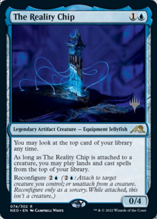 The Reality Chip (Promo Pack) [Kamigawa: Neon Dynasty Promos] Sale