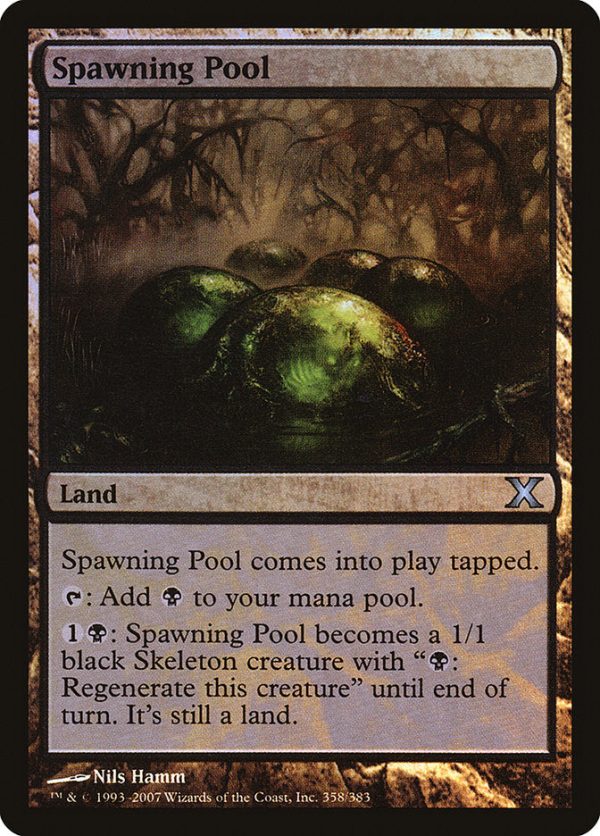 Spawning Pool (Premium Foil) [Tenth Edition] Cheap