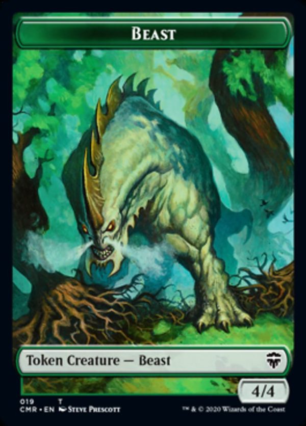 Beast (18)    Beast Token (19) [Commander Legends Tokens] Sale