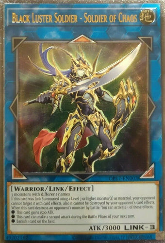 Black Luster Soldier - Soldier of Chaos [OP17-EN003] Ultimate Rare Online Sale