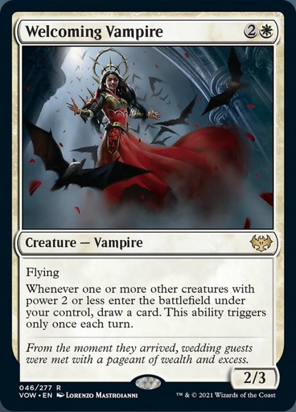 Welcoming Vampire [Innistrad: Crimson Vow] For Discount