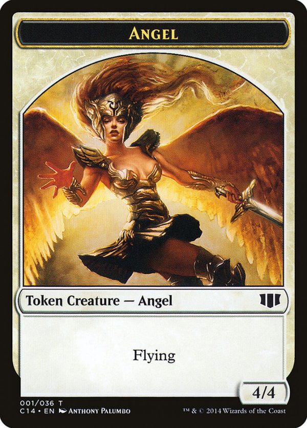 Angel    Cat Double-sided Token [Commander 2014 Tokens] For Sale