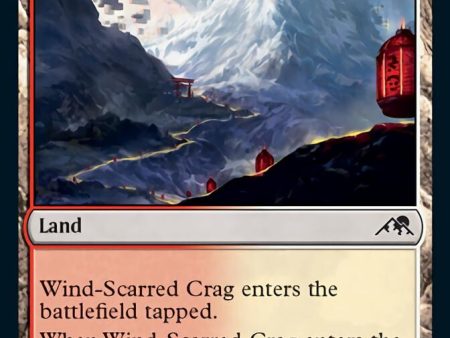 Wind-Scarred Crag [Kamigawa: Neon Dynasty] For Sale