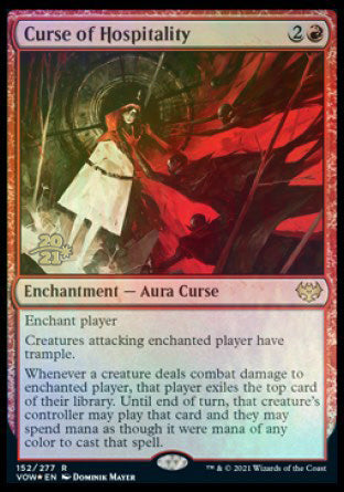 Curse of Hospitality [Innistrad: Crimson Vow Prerelease Promos] Supply