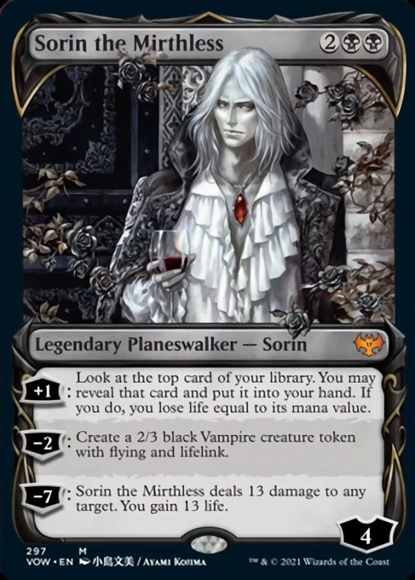 Sorin the Mirthless (Showcase Fang Frame) [Innistrad: Crimson Vow] Online