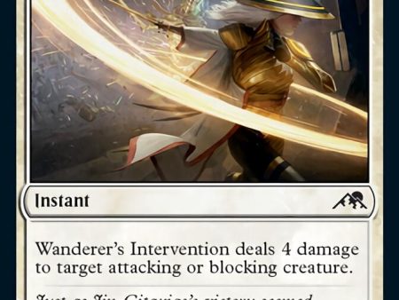 Wanderer s Intervention [Kamigawa: Neon Dynasty] Discount