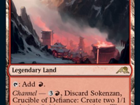 Sokenzan, Crucible of Defiance (Promo Pack) [Kamigawa: Neon Dynasty Promos] Discount