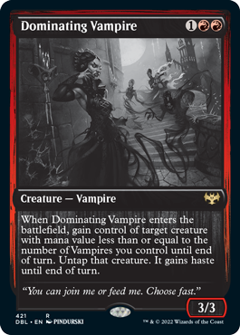 Dominating Vampire [Innistrad: Double Feature] on Sale