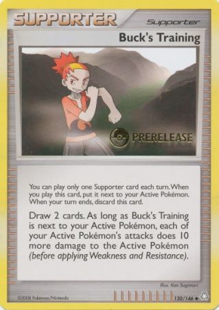 Bucks Training (130 146) (Prerelease Promo) [Diamond & Pearl: Legends Awakened] Sale