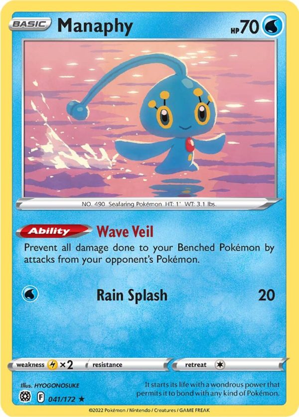 Manaphy (041 172) [Sword & Shield: Brilliant Stars] Sale