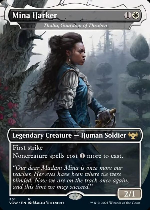 Thalia, Guardian of Thraben - Mina Harker [Innistrad: Crimson Vow] For Sale