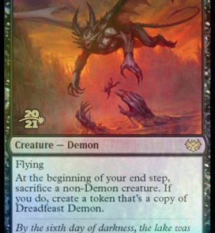 Dreadfeast Demon [Innistrad: Crimson Vow Prerelease Promos] For Discount