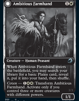 Ambitious Farmhand    Seasoned Cathar [Innistrad: Double Feature] For Cheap