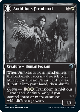 Ambitious Farmhand    Seasoned Cathar [Innistrad: Double Feature] For Cheap