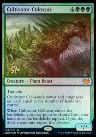 Cultivator Colossus [Innistrad: Crimson Vow Prerelease Promos] Online Hot Sale