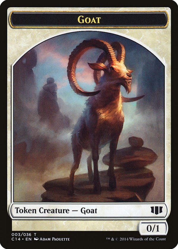 Wurm (033 036)    Goat Double-sided Token [Commander 2014 Tokens] Online Hot Sale