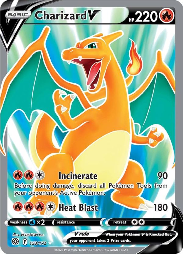 Charizard V (153 172) [Sword & Shield: Brilliant Stars] Online