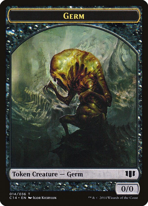 Stoneforged Blade    Germ Double-sided Token [Commander 2014 Tokens] Hot on Sale