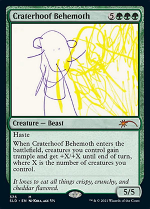 Craterhoof Behemoth (376) [Secret Lair Drop Series] Online