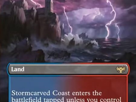 Stormcarved Coast (Borderless) [Innistrad: Crimson Vow] For Cheap