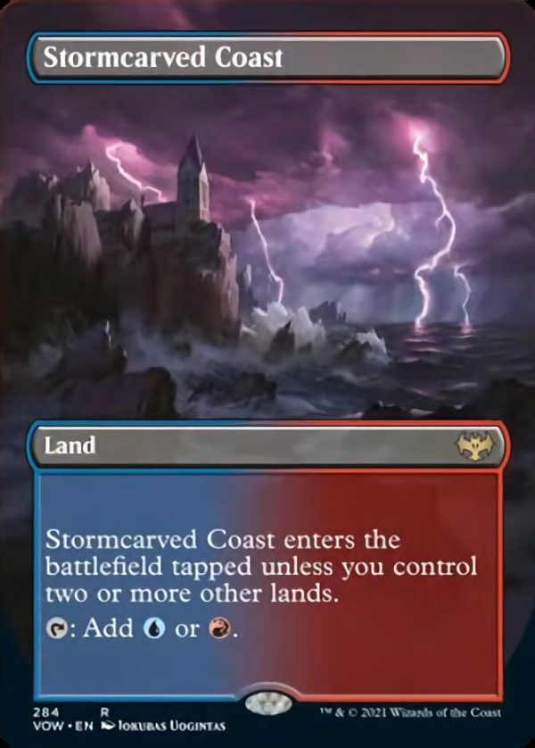 Stormcarved Coast (Borderless) [Innistrad: Crimson Vow] For Cheap