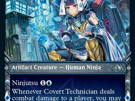 Covert Technician (Showcase Ninja) [Kamigawa: Neon Dynasty] Online Hot Sale