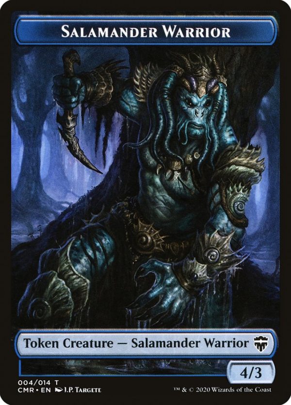 Copy (013)    Salamander Warrior Token [Commander Legends Tokens] Fashion