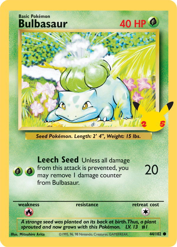 Bulbasaur (44 102) (Jumbo Card) [First Partner Pack] Online Hot Sale