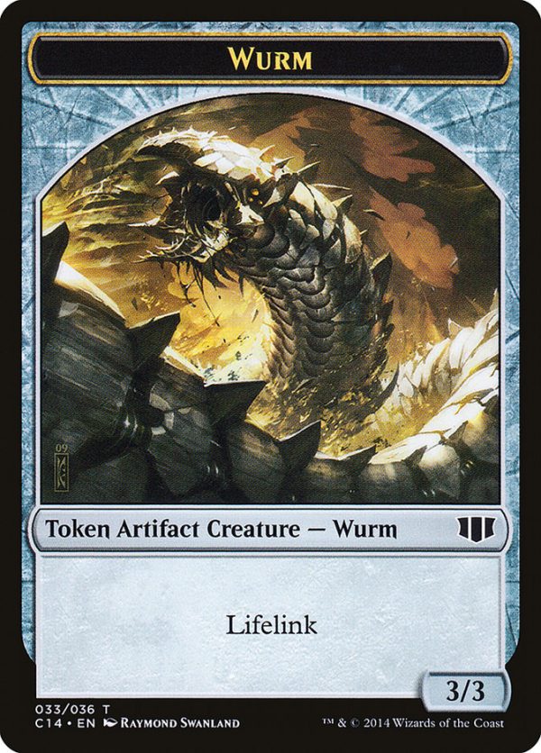 Wurm (033 036)    Goat Double-sided Token [Commander 2014 Tokens] Online Hot Sale