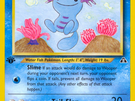 Wooper (71 75) [Neo Discovery 1st Edition] Online Sale