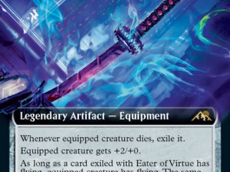 Eater of Virtue (Extended Art) [Kamigawa: Neon Dynasty] Hot on Sale