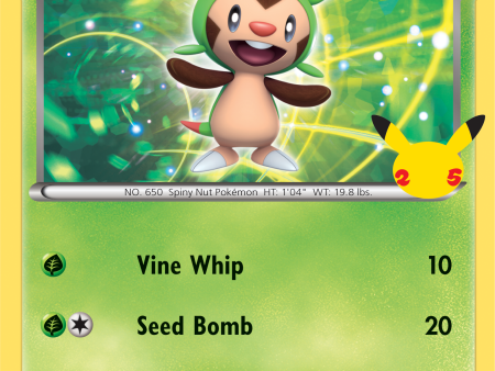 Chespin (XY01) (Jumbo Card) [First Partner Pack] For Discount