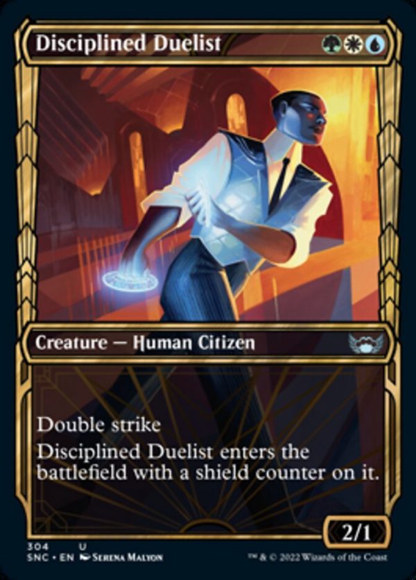 Disciplined Duelist (Showcase Golden Age) [Streets of New Capenna] For Sale