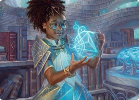 Zimone, Quandrix Prodigy Art Card [Strixhaven: School of Mages Art Series] Supply